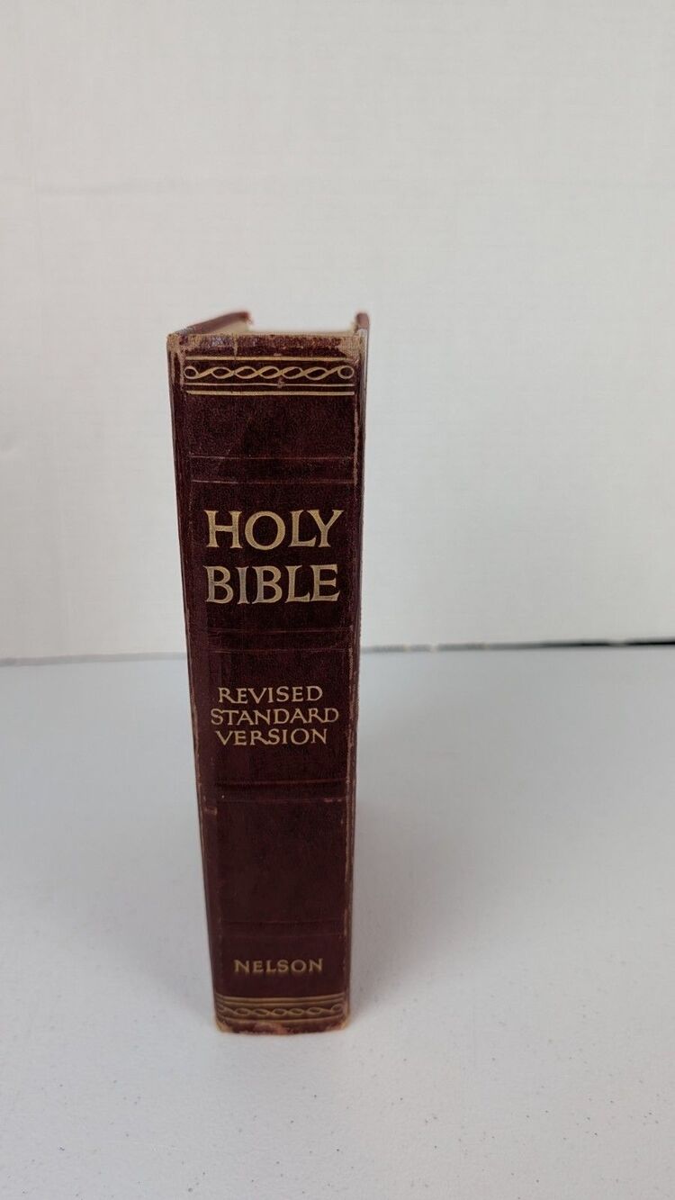 Holy Bible 1953 Revised Standard Version Thomas Nelson & Sons Red Hardcover 1st